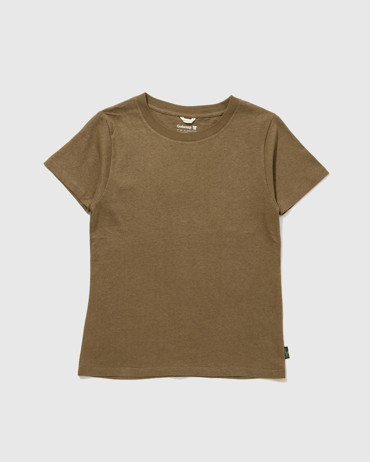 GOHEMP Basic S/S Tee - Saddle Brown