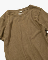 GOHEMP Basic S/S Tee - Saddle Brown