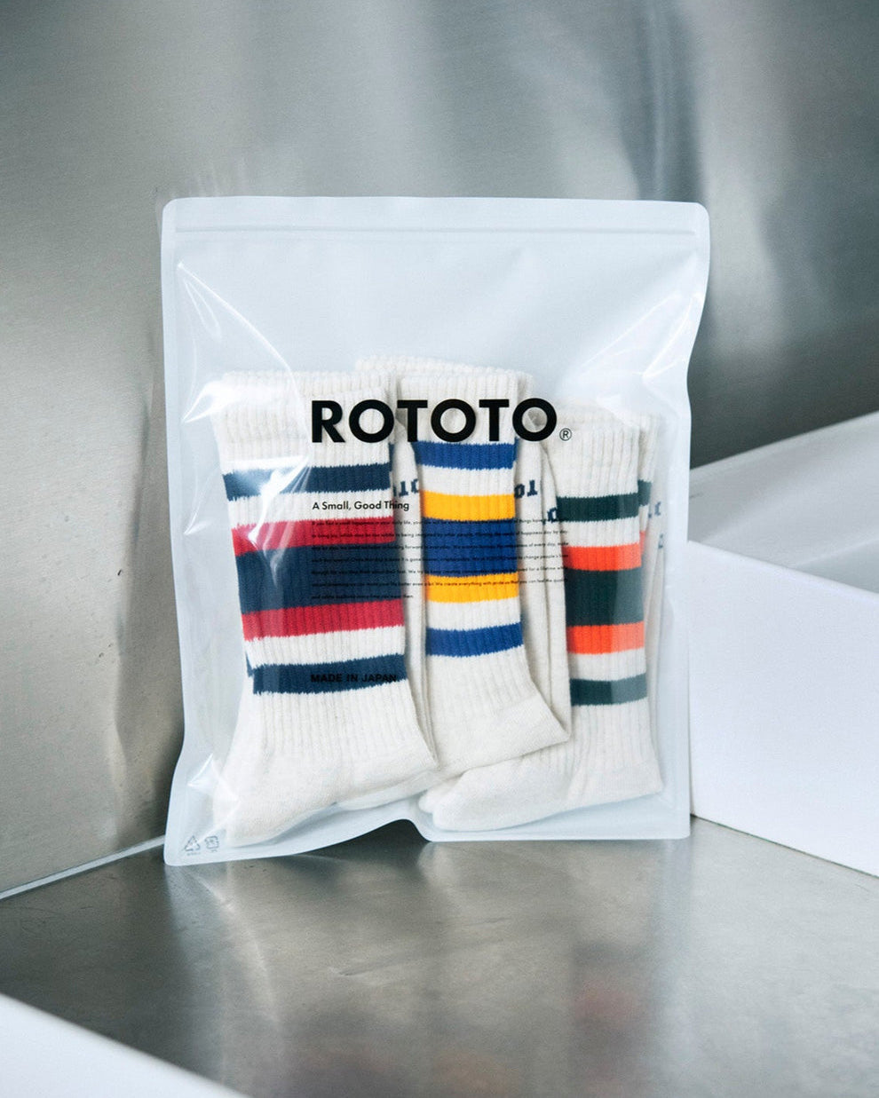 RoToTo R1622 3-Pack Everyday Athletic Socks - Pack A