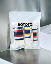 RoToTo R1622 3-Pack Everyday Athletic Socks - Pack A