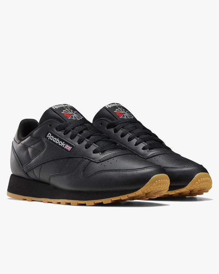 Reebok Classic Leather - Core Black / Pure Grey / Gum | Reebok Classic Trainers | JEANSTORE