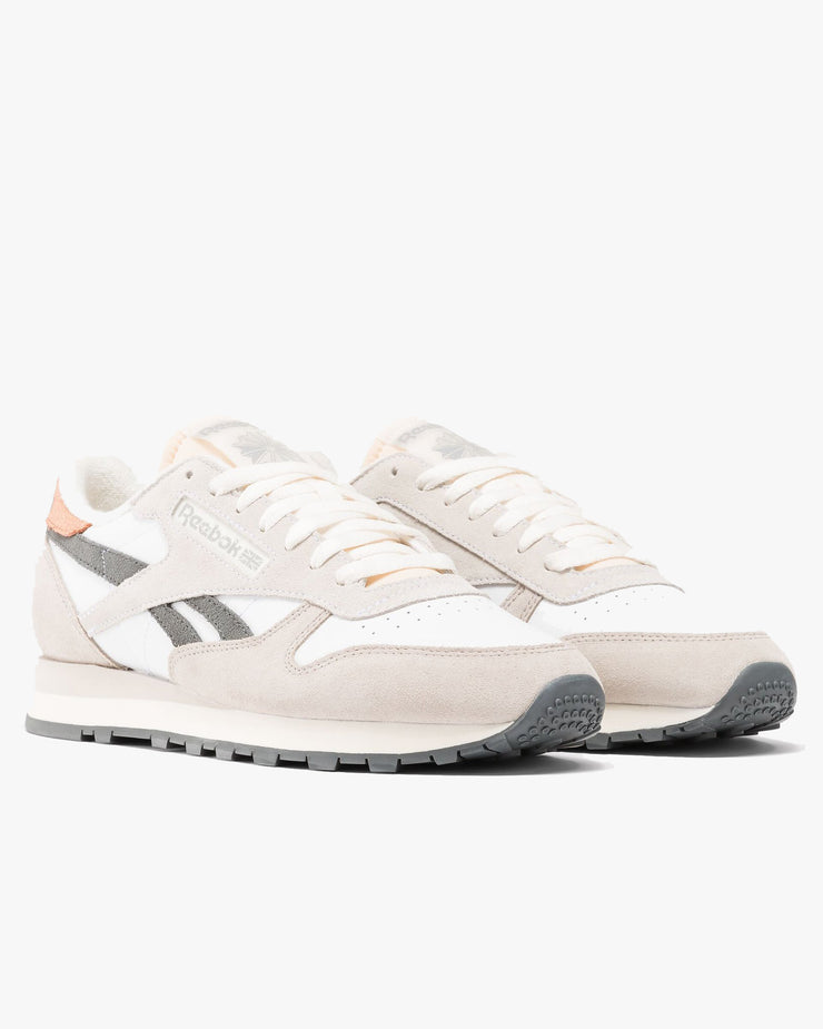 Reebok Classic Leather - White / Moonstone / Grey