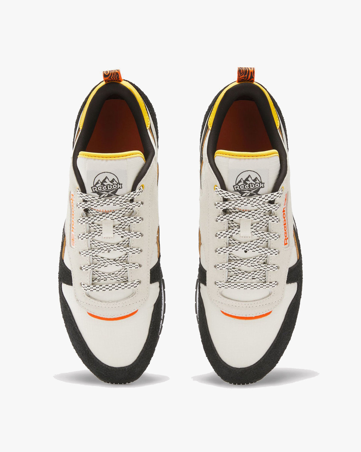 Reebok Classic Leather - Alabaster / Black / Fierce Gold | Reebok Classic Trainers | JEANSTORE