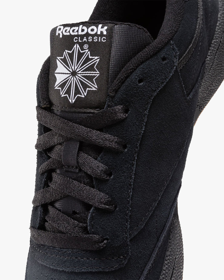 Reebok Classic Club C 85 Suede - Core Black / Cloud White | Reebok Classic Trainers | JEANSTORE