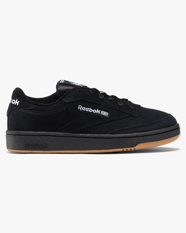 Reebok Classic Club C 85 Suede - Core Black / Cloud White | Reebok Classic Trainers | JEANSTORE