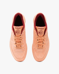 Reebok Classic Club C 85 - Clay / Washed Clay / Rich Maroon | Reebok Classic Trainers | JEANSTORE