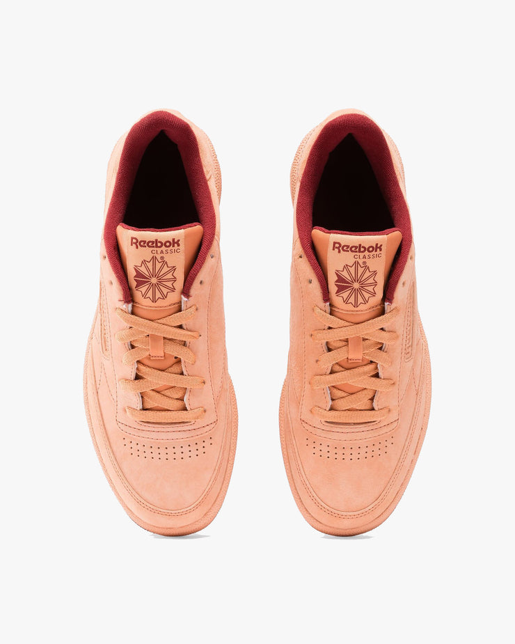 Reebok Classic Club C 85 - Clay / Washed Clay / Rich Maroon | Reebok Classic Trainers | JEANSTORE