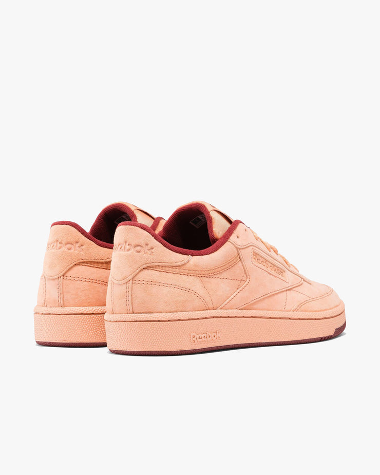 Reebok Classic Club C 85 - Clay / Washed Clay / Rich Maroon | Reebok Classic Trainers | JEANSTORE