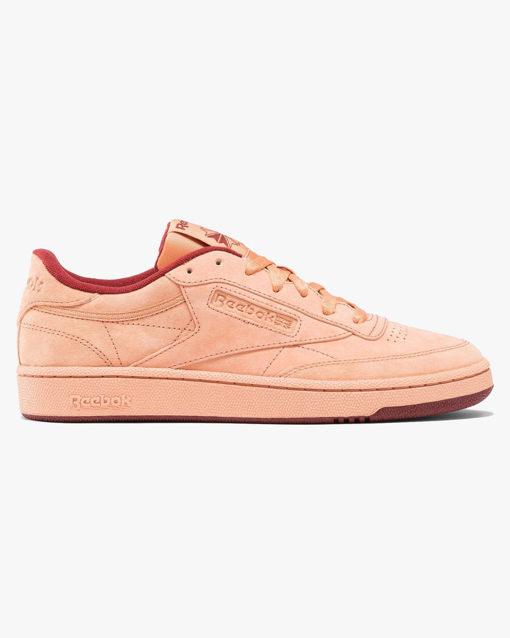 Reebok Classic Club C 85 - Clay / Washed Clay / Rich Maroon | Reebok Classic Trainers | JEANSTORE