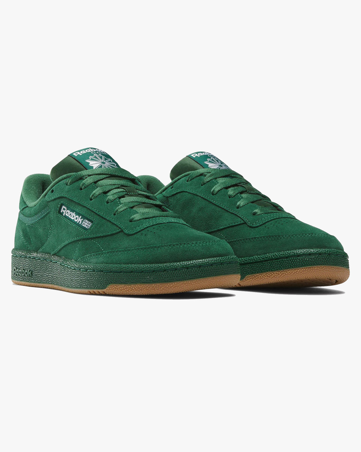 Reebok Classic Club C 85 - Dark Green / White | Reebok Classic Trainers | JEANSTORE