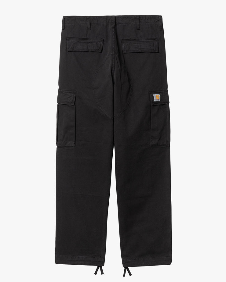 Carhartt WIP Regular Cargo Pant - Black Garment Dyed