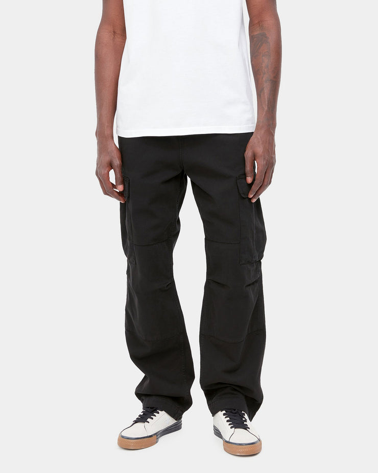 Carhartt WIP Regular Cargo Pant - Black Garment Dyed