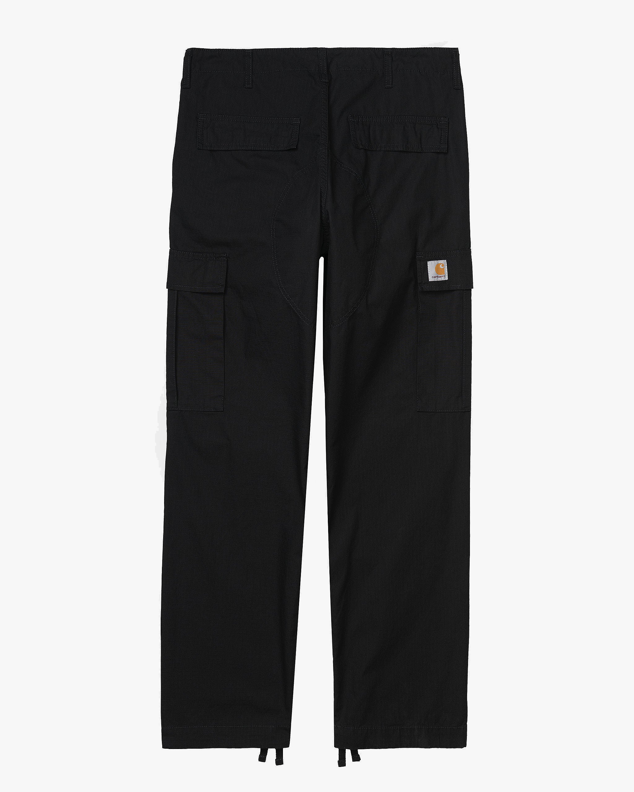 Carhartt WIP Regular Cargo Pant - Black Rinsed