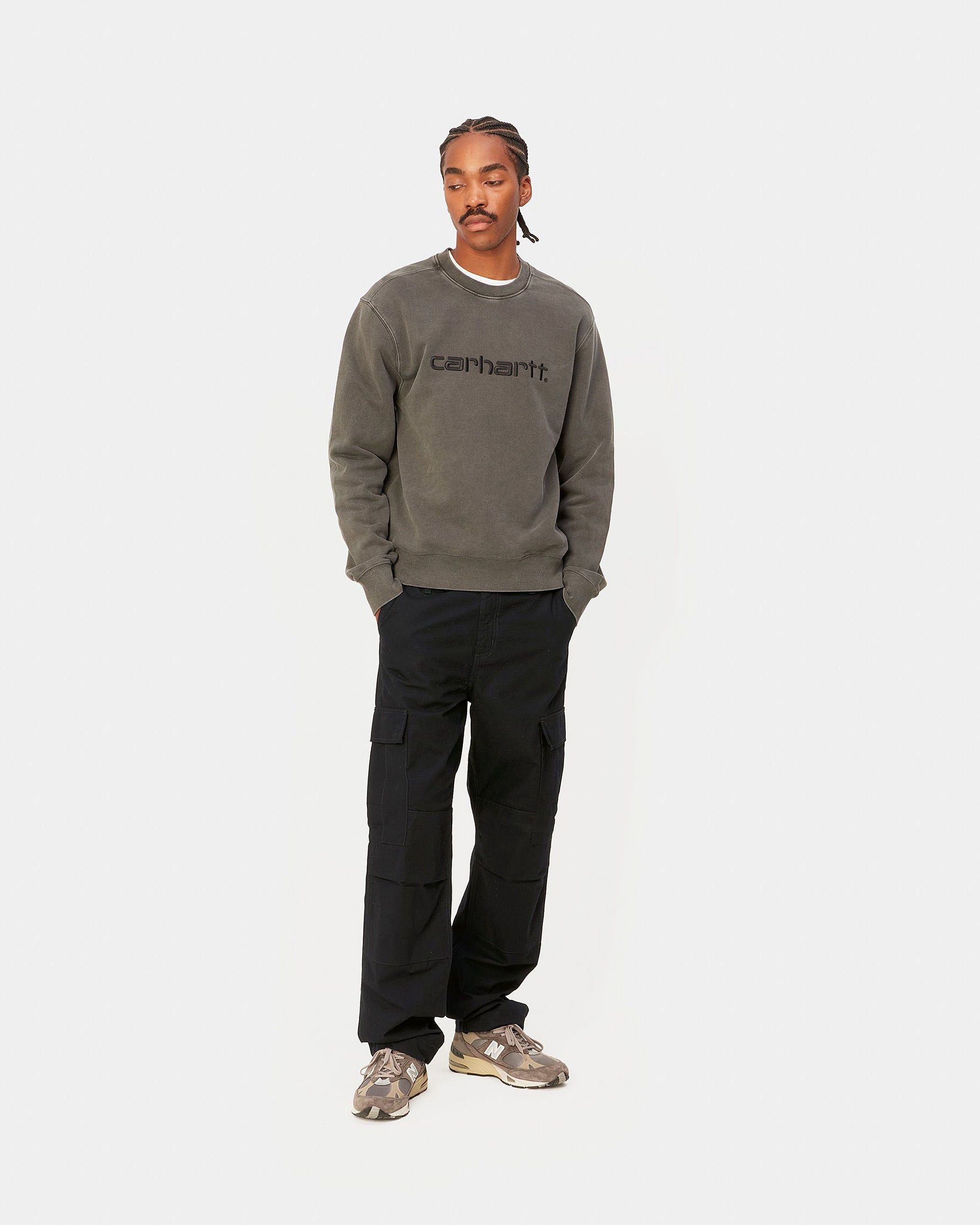 Carhartt WIP Regular Cargo Pant - Black Rinsed