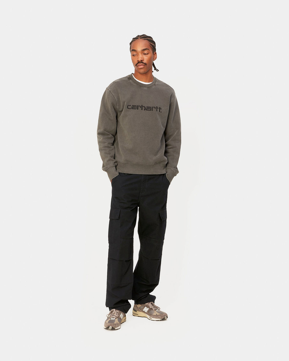 Carhartt WIP Regular Cargo Pant - Black Rinsed | Carhartt WIP Chinos & Non-Denim Pants | JEANSTORE