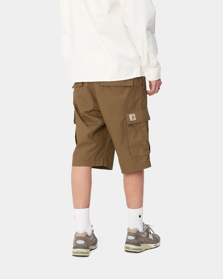 Carhartt WIP Regular Cargo Shorts - Lumber Rinsed