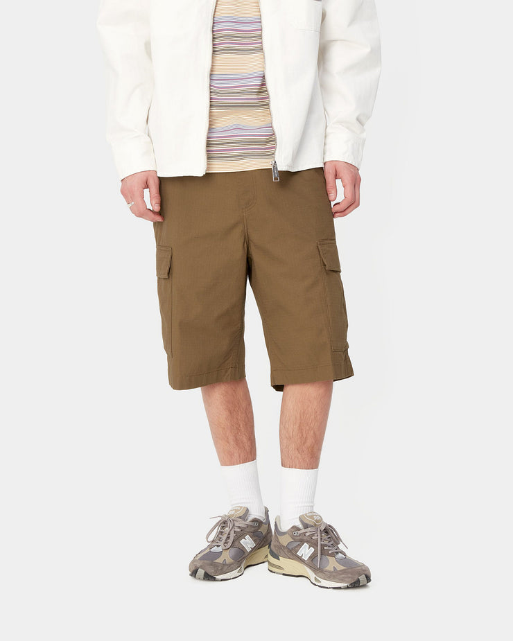 Carhartt WIP Regular Cargo Shorts - Lumber Rinsed