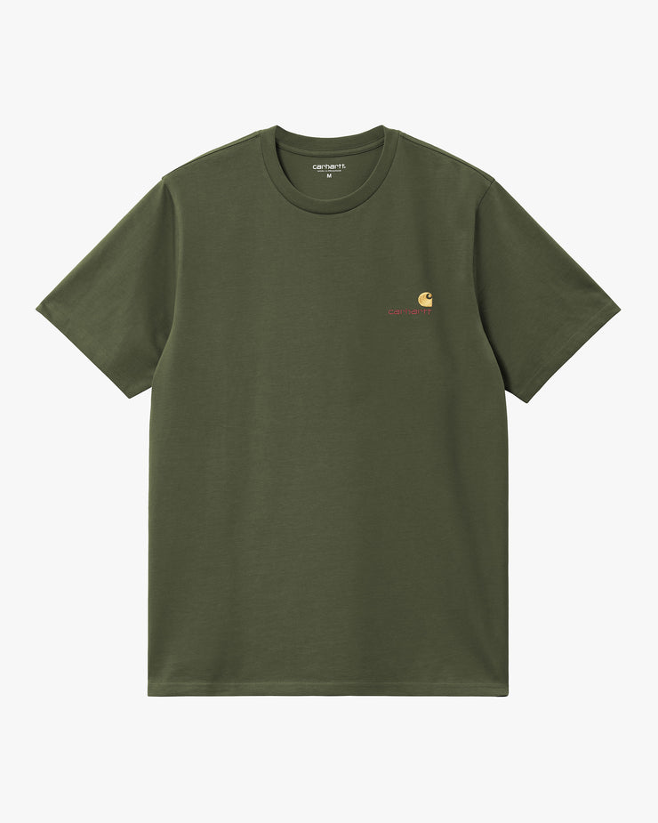 Carhartt WIP American Script Tee - Tarragon