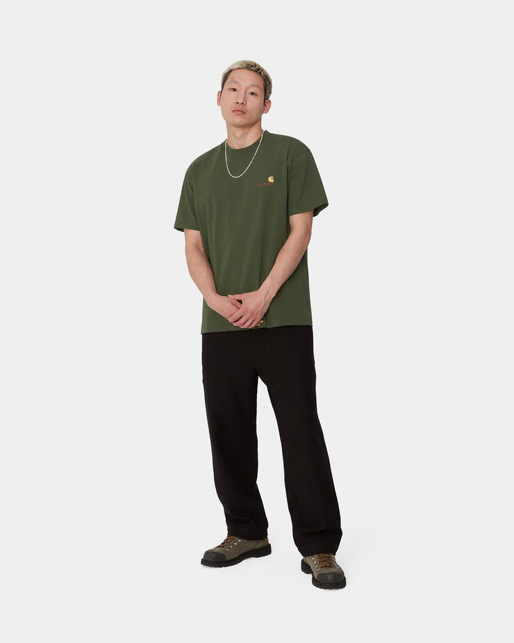 Carhartt WIP American Script Tee - Tarragon