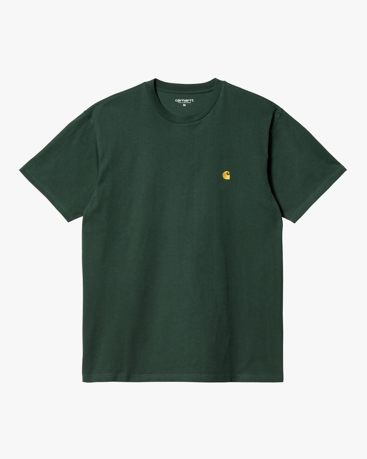 Carhartt WIP S/S Chase Tee - Discovery Green / Gold