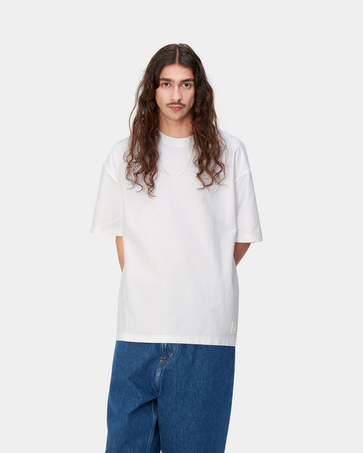 Carhartt WIP Dawson Tee - White | Carhartt WIP T Shirts | JEANSTORE