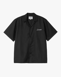 Carhartt WIP Delray Shirt - Black / White | Carhartt WIP Shirts | JEANSTORE