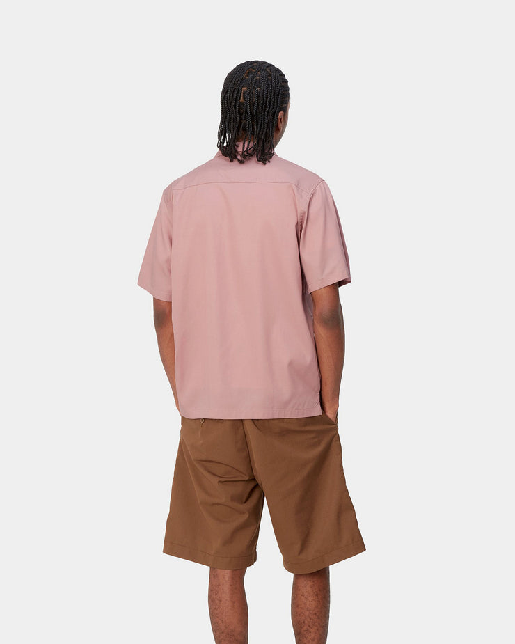 Carhartt WIP Delray Shirt - Glassy Pink / Black