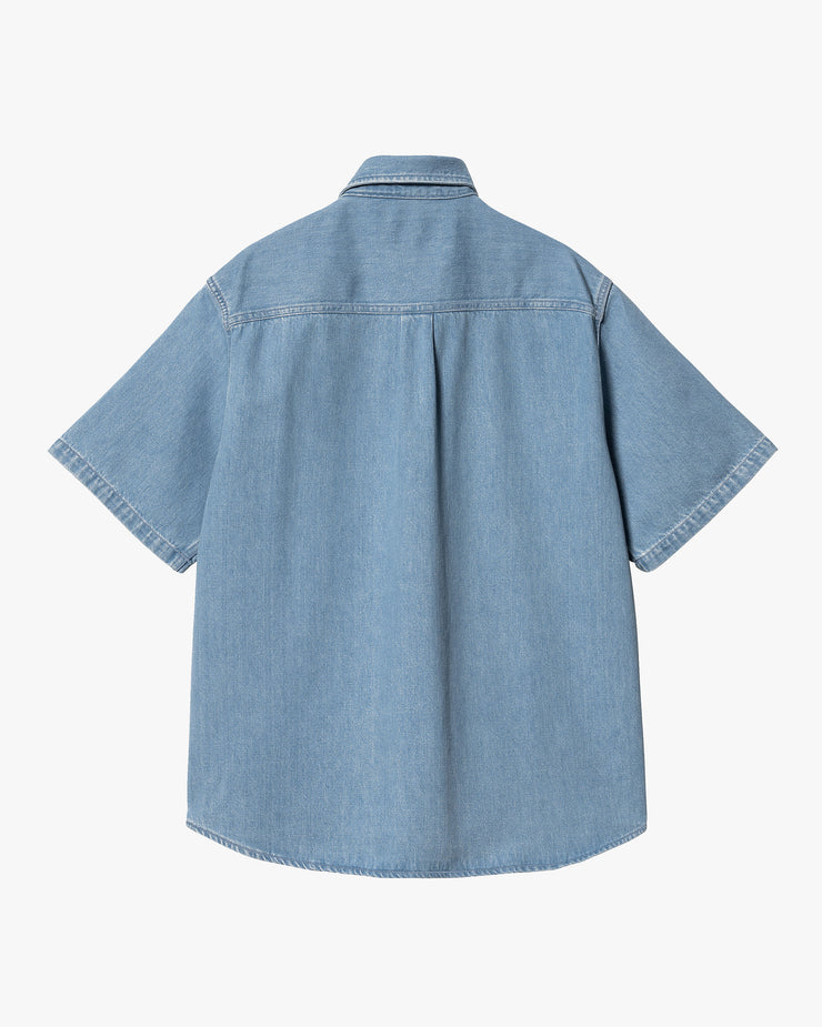 Carhartt WIP S/S Ody Shirt - Blue Stone Bleached