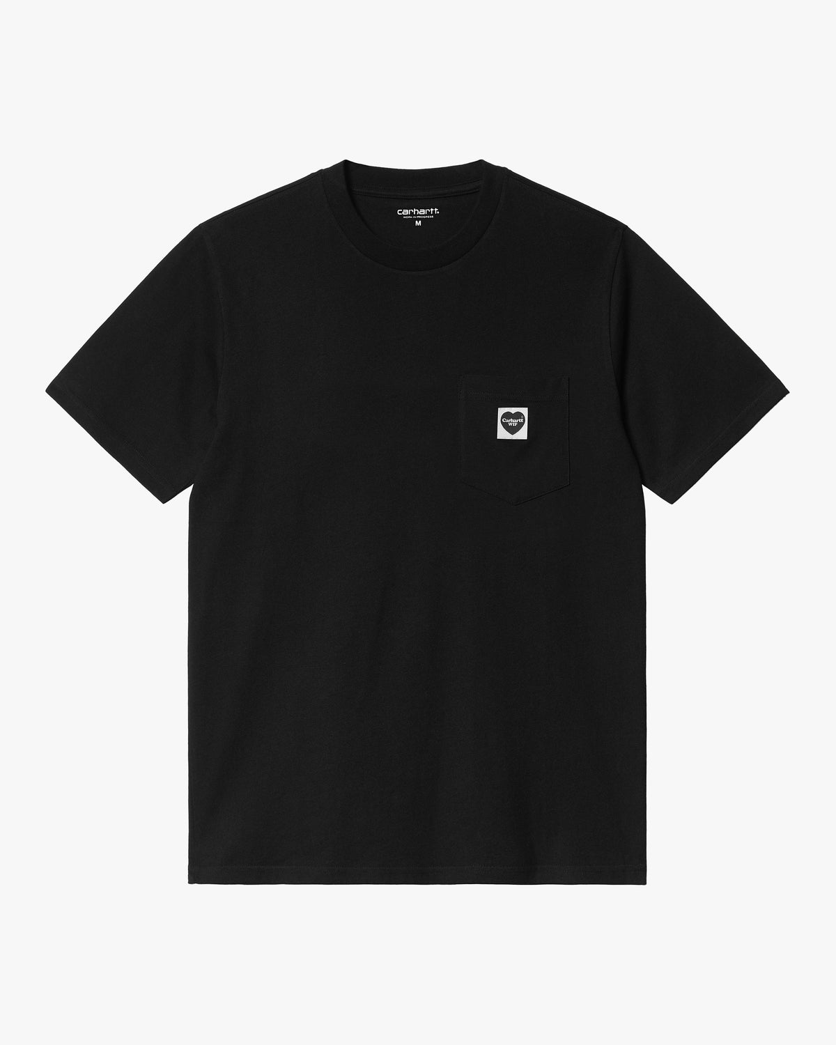 Carhartt WIP S/S Pocket Heart Tee - Black | Carhartt WIP T Shirts | JEANSTORE