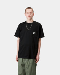 Carhartt WIP S/S Pocket Heart Tee - Black | Carhartt WIP T Shirts | JEANSTORE