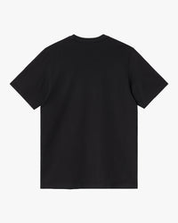 Carhartt WIP S/S Pocket Heart Tee - Black | Carhartt WIP T Shirts | JEANSTORE