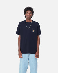 Carhartt WIP Pocket Tee - Dark Navy | Carhartt WIP T Shirts | JEANSTORE