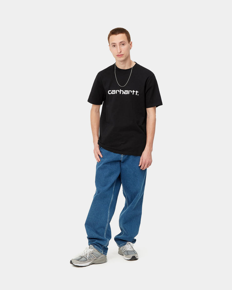 Carhartt WIP S/S Script Tee - Black / White | Carhartt WIP T Shirts | JEANSTORE