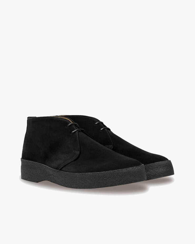 Sanders Hi-Top Chukka Boot - Black Suede | Sanders Boots | JEANSTORE