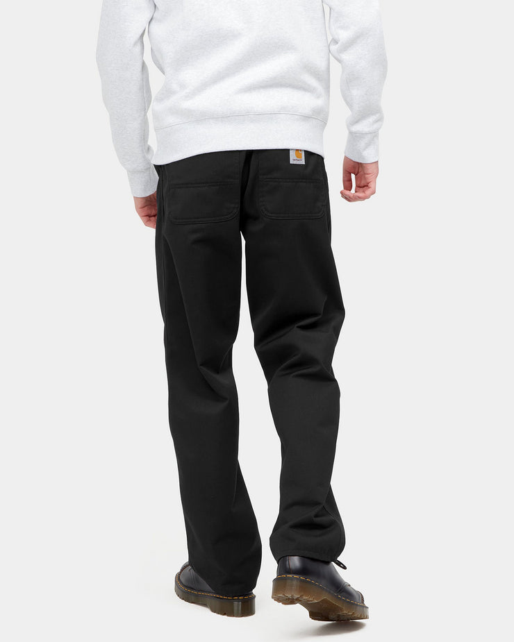 Carhartt WIP Simple Pant Loose Fit Trousers - Black Rinsed