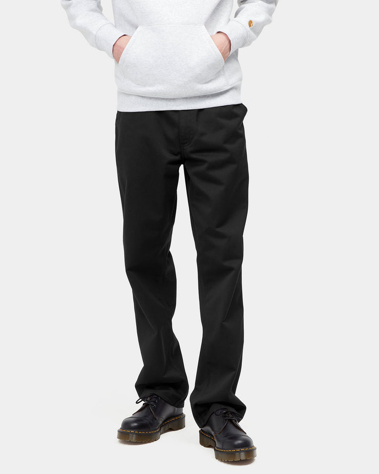 Carhartt WIP Simple Pant Loose Fit Trousers - Black Rinsed