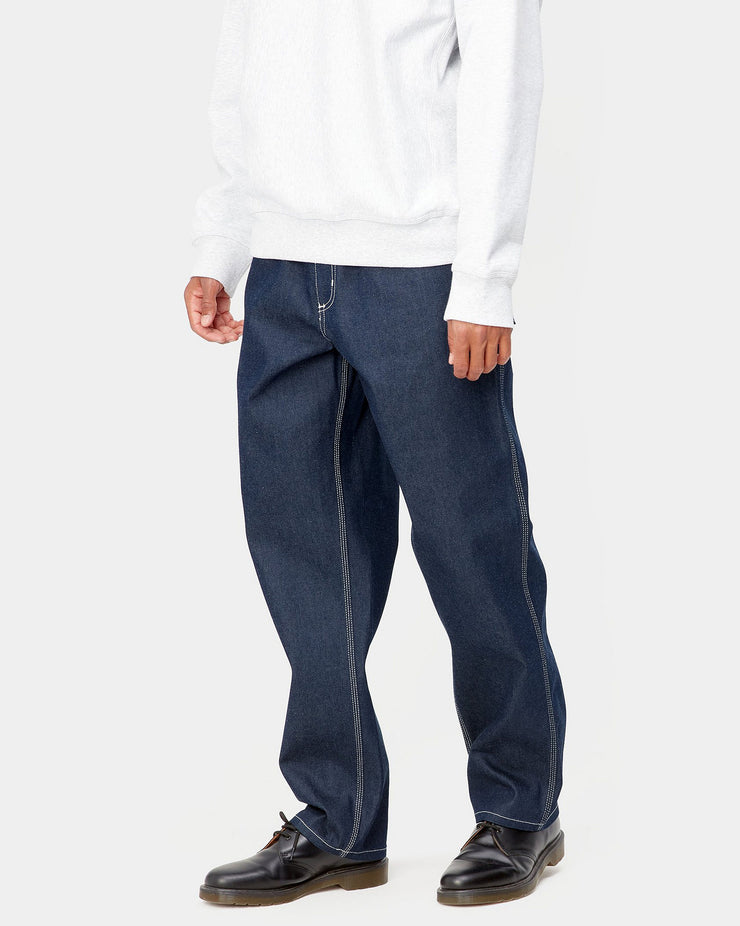 Carhartt WIP Simple Pant Loose Fit Mens Jeans - Blue Rigid