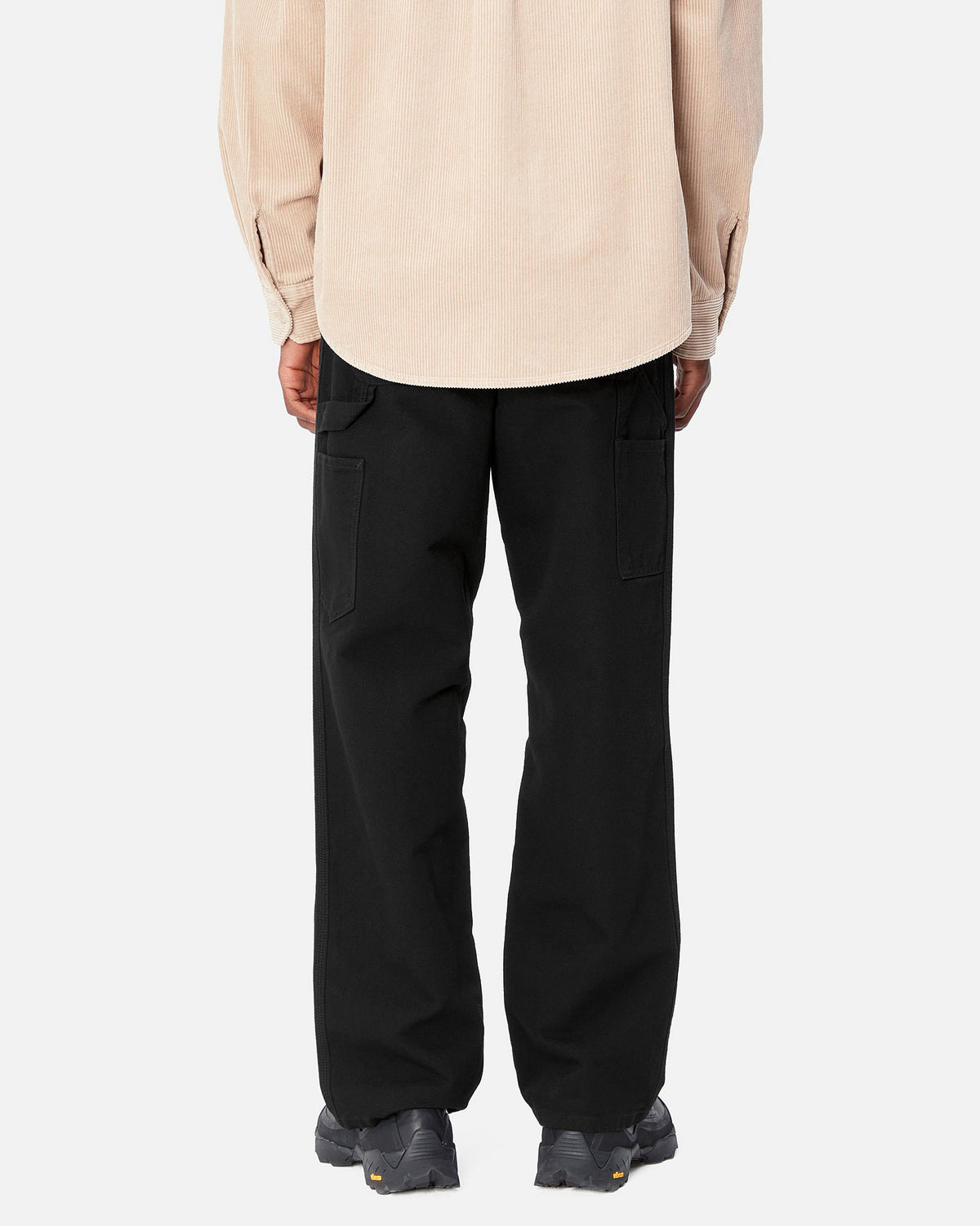 Carhartt WIP Single Knee Pant Relaxed Fit Canvas Trousers - Black Rinsed | Carhartt WIP Chinos & Trousers | JEANSTORE