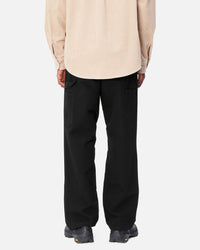 Carhartt WIP Single Knee Pant Relaxed Fit Canvas Trousers - Black Rinsed | Carhartt WIP Chinos & Trousers | JEANSTORE