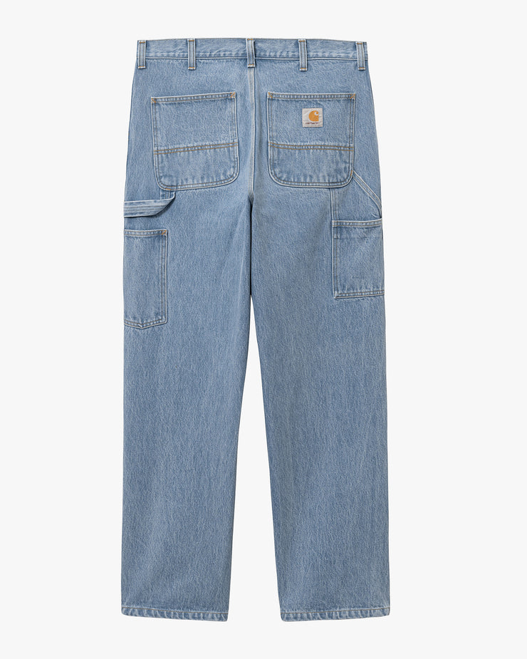 Carhartt WIP Single Knee Pant Relaxed Fit Mens Jeans - Blue Stone Bleached
