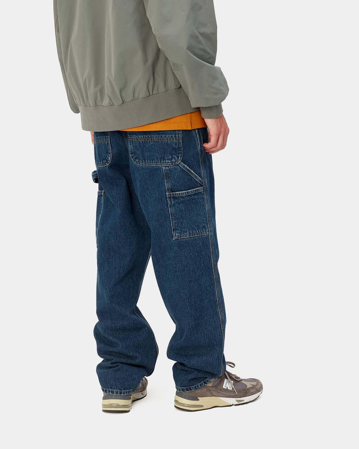 Carhartt WIP Single Knee Pant Relaxed Fit Mens Jeans - Blue Stone Washed | Carhartt WIP Jeans | JEANSTORE