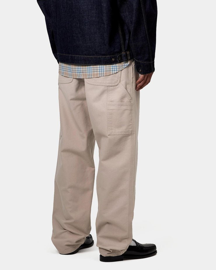 Carhartt WIP Single Knee Pant Relaxed Fit Canvas Trousers Dusky Beig