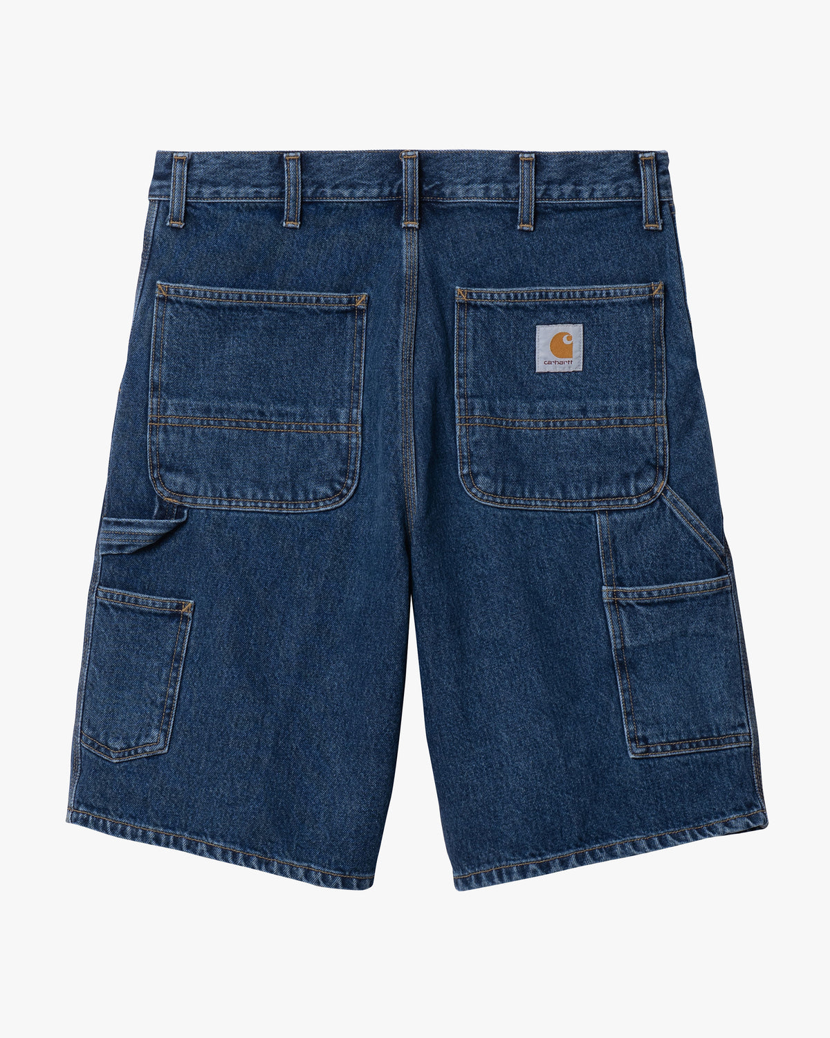 Carhartt WIP Single Knee Shorts - Blue Stone Washed | Carhartt WIP Shorts | JEANSTORE