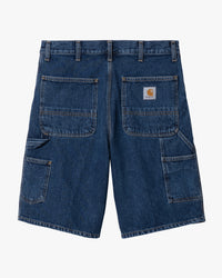 Carhartt WIP Single Knee Shorts - Blue Stone Washed | Carhartt WIP Shorts | JEANSTORE