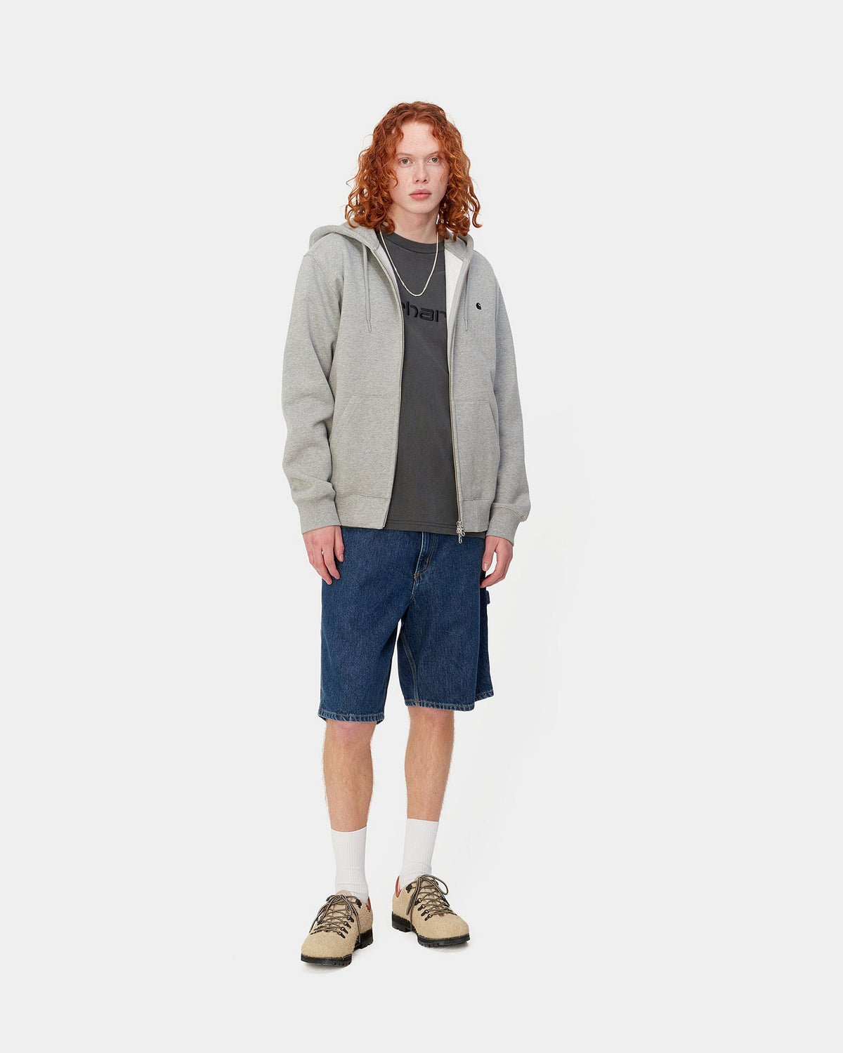 Carhartt WIP Single Knee Shorts - Blue Stone Washed | Carhartt WIP Shorts | JEANSTORE