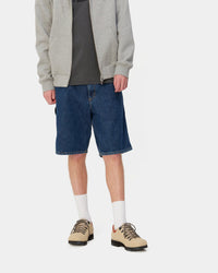 Carhartt WIP Single Knee Shorts - Blue Stone Washed | Carhartt WIP Shorts | JEANSTORE