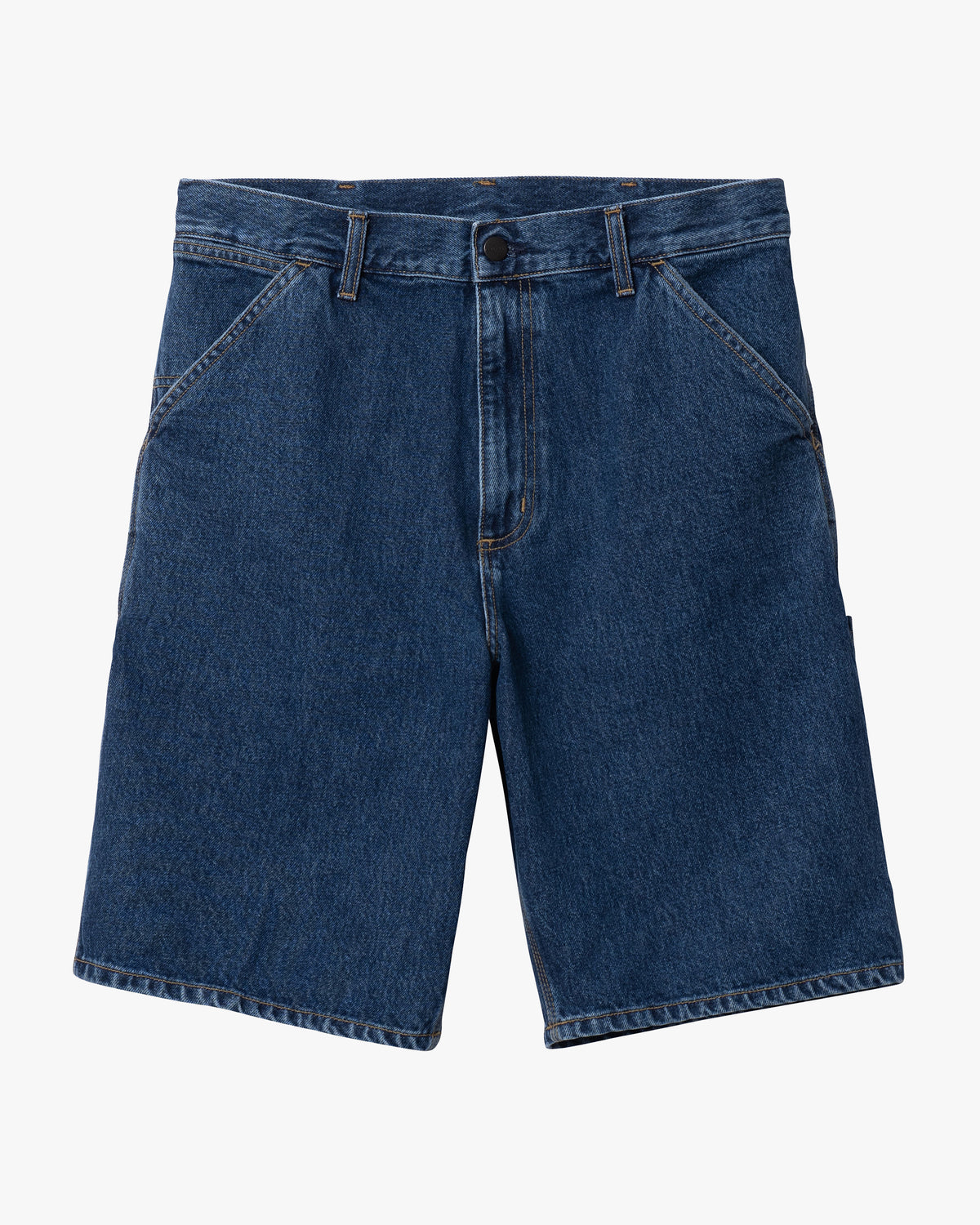 Carhartt WIP Single Knee Shorts - Blue Stone Washed | Carhartt WIP Shorts | JEANSTORE