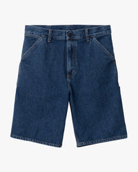 Carhartt WIP Single Knee Shorts - Blue Stone Washed | Carhartt WIP Shorts | JEANSTORE