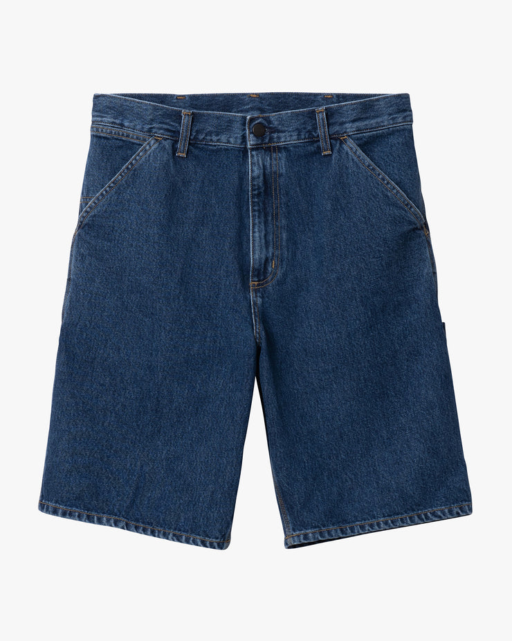 Carhartt WIP Single Knee Shorts - Blue Stone Washed
