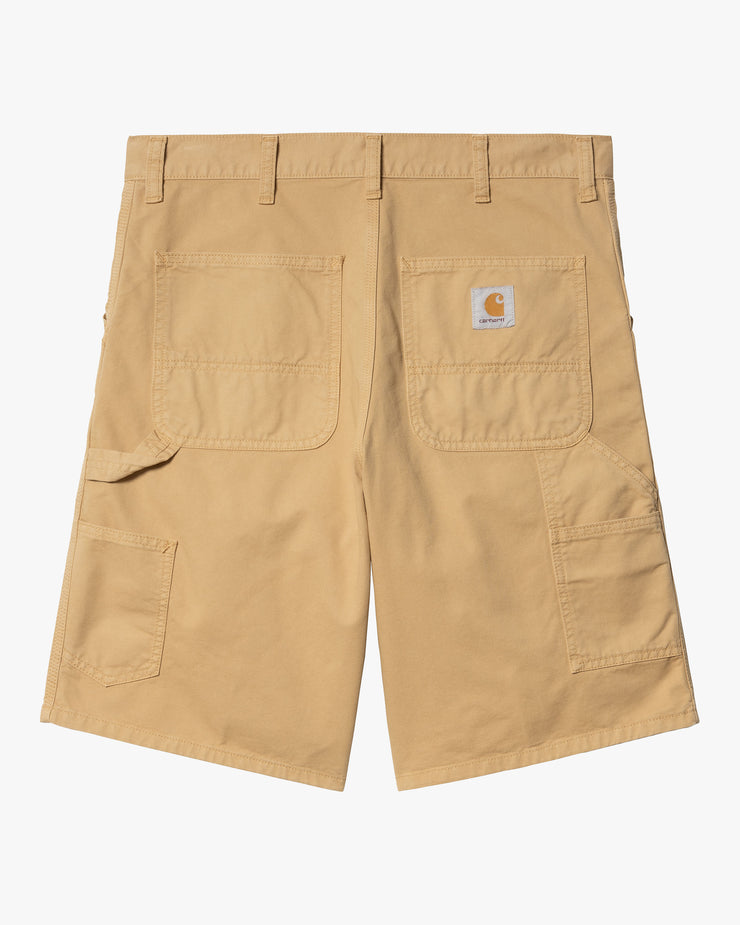 Carhartt WIP Single Knee Shorts - Bourbon Garment Dyed